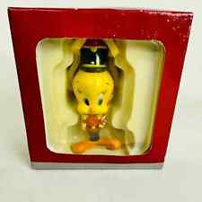Vintage Looney Tune Tweety Bird Marching Hat Christmas Ornament Goebel Porcelain picture