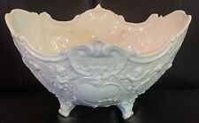 Antique Thin White Ceramic Cherub Fruit Bowl, 11.5