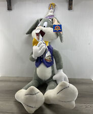 Rare 1999 48” Bugs Bunny Mil-LOONEY-um New Years (2000) Plush with Tag picture