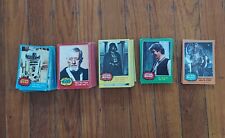 Vintage 1977 Topps Star Wars Trading Card Lot of 163 Cards Series 1 - 5 picture
