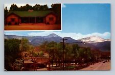 Roadside Motel Yucca Lane Lodge On US Hwy 24 Colorado Springs Postcard picture