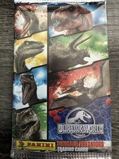 Extremely rare Jurassic World Panini Dinosaur Predators Set 10 Booster Packs picture