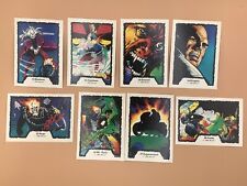 Vintage 1990 Comic Images Marvel Jim Lee Trading Cards Lot x8 picture
