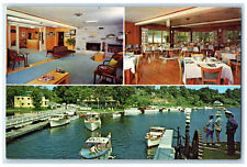 1968 Multiview of Hotel Kenney, Rideau Lakes Jones Falls Ontario Canada Postcard picture