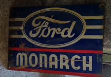 RARE PORCELAIN FORD ENAMEL SIGN 16X24 INCHES SINGLE SIDED picture
