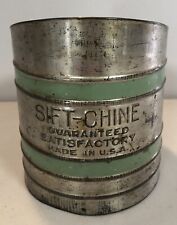 Vintage Foley Sift Chine Triple Screen Flour Sifter Works picture