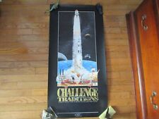 90s NASA MSFC MFA POSTER CHALLENGE TRADITIONS-CONTINUE AMERICAN TRADITIONS 39x19 picture