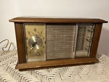 🍊Vintage General Electric GE Solid Wood Alarm Clock Radio | Model C540A READ picture