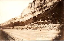 Rare RPPC East Wall Of North Grand Coulee Dam WA Washington Rabits Ears From Hwy picture