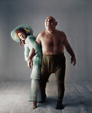 Creepy Vintage Bizarre Dirian Leigh and Maurice Tillet 1945 8.5x11 Photo Reprint picture