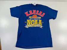 vtg KU University of Kansas Jayhawk T-Shirt 1988 NCAA Champs LG 42-44 picture