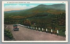 Mt. Greylock from Mohawk Trail, Mass. Scenic Vintage Postcard Posted 1933 picture