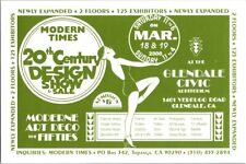 Postcard Modern Times 20th Century Design Show Glendale CA California      K-231 picture