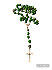 Green Chi Rho Catholic Rosary picture