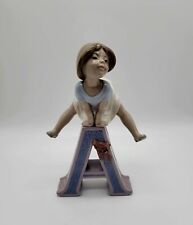 Lladro Porcelain Figurine 5145 School Girl A Amy Letter A Glossy picture