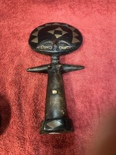 African Akuaba Ashanti Fertility Doll Carved Patina Design Hand Carved Ghana 12” picture