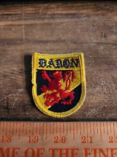 Vintage Baron Shield Coat Of Arms Sew On Patch  picture