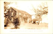 Duxbury MA-Massachusetts, John Alden House RPPC undivided postcard picture