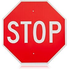 Stop Sign,24 x 24 Inches,High Intensity Prismatic Aluminum - UV Protected picture