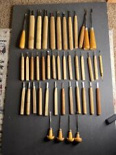 43 VINTAGE WOOD CHISEL  Different Brands picture
