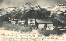 Vintage Postcard Grand Hotel Et Le Scex Rouge Les Diablerets, Switzerland picture