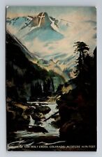 Minturn CO-Colorado, Mount of the Holy Cross, Waterfall Antique Vintage Postcard picture