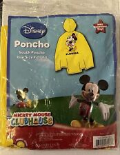 Disney Minnie Mouse Yellow Rain Youth Poncho One Sz Fits All Mickey Mouse picture