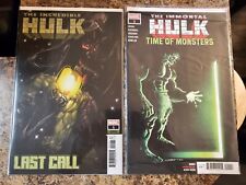 Hulk Lot Of 2 Marvel Comics (2019-) Last Call #1 & Time Of Monsters #1 VF-NM  picture