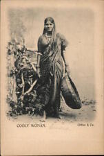 India Cooly Woman Clifton & Co. Postcard Vintage Post Card picture