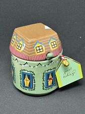 Anthropologie CHristmas Chalet Sugar Pot & Spoon New with Tag picture