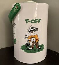 Vtg Golf Ice Bucket 11 “ Mid Century T-Off Fore Eagle Very pre-owned Very Clean picture