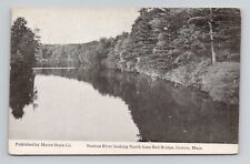 Postcard Nashua River in Groton Massachusetts MA, Antique N7 picture