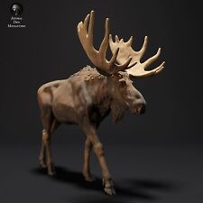 Breyer size traditonal 1/9 resin companion animal walking moose picture
