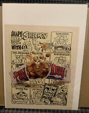 1994 PAY DAY Candy Bar  Ad Shape Up With Sheldon Cartoon Approx 10x12 (MH216) picture