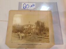 152 Iowa Prairie Family P Carpenter Photo Bremer Cty 1870 Horses Buggy picture