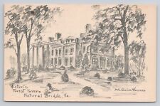 Postcard Historic Forest Tavern Natural Bridge Virginia 1941 picture