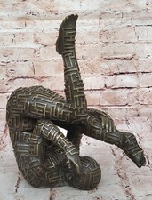 Modern Art Collectible Yoga Exercise Bronze Sculpture by Salvador Dali Gift Sale picture