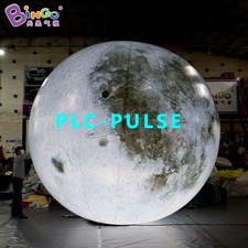 Inflatable Moon With LED Lights Hanging Inflatable LED Moon Planet Model Toys picture