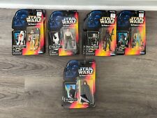 STAR WARS POTF Red Card LOT of 5 Kenner 1996 The Power Of The Force Figure New picture