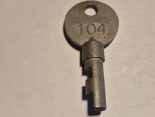 S & G 104 Environmental Padlock Key picture