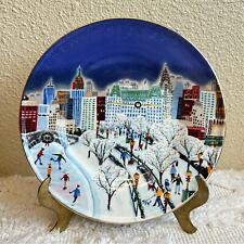 Anthropologie Holiday In The City Dessert Plate Christmas NYC New York City 2023 picture