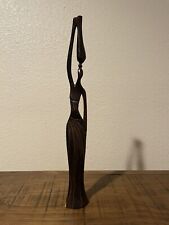 Vintage 20” African Ebony Wood Carving *Stunning* picture
