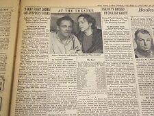 1953 JANUARY 24 NEW YORK TIMES - MILLER'S CRUCIBLE OPENS - NT 4260 picture