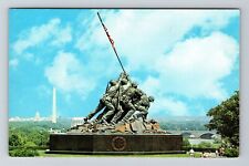 Arlington VA-Virginia, US Marine Corps War Memorial, Vintage Postcard picture