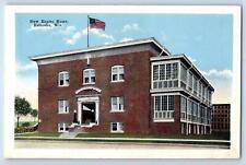 c1920's New Eagles Home Building Stairs Entrance Kenosha Wisconsin WI Postcard picture