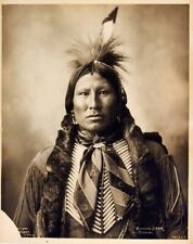 Native Amercian Indian Chief Runnng Deer vintage 8 x 10  photo picture