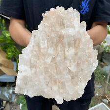 10.9lb Large Natural White Clear Quartz Crystal Cluster Rough Healing Specimen picture