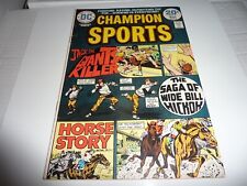 CHAMPION SPORTS #3 DC Comics 1973 Bronze Age FN+ 6.5 Complete Copy picture