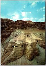 Postcard: Qumran Caves, Jordan - Holy Land's Ancient Treasures A149 picture