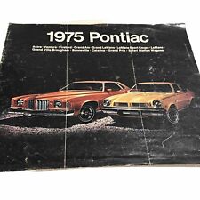 Vintage 1975 Pontiac Car Brochure In Color picture
